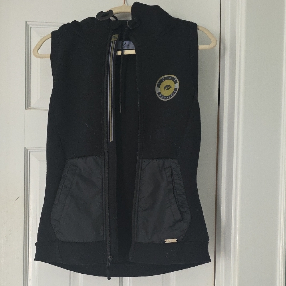 Kids Black Sleeveless Jacket